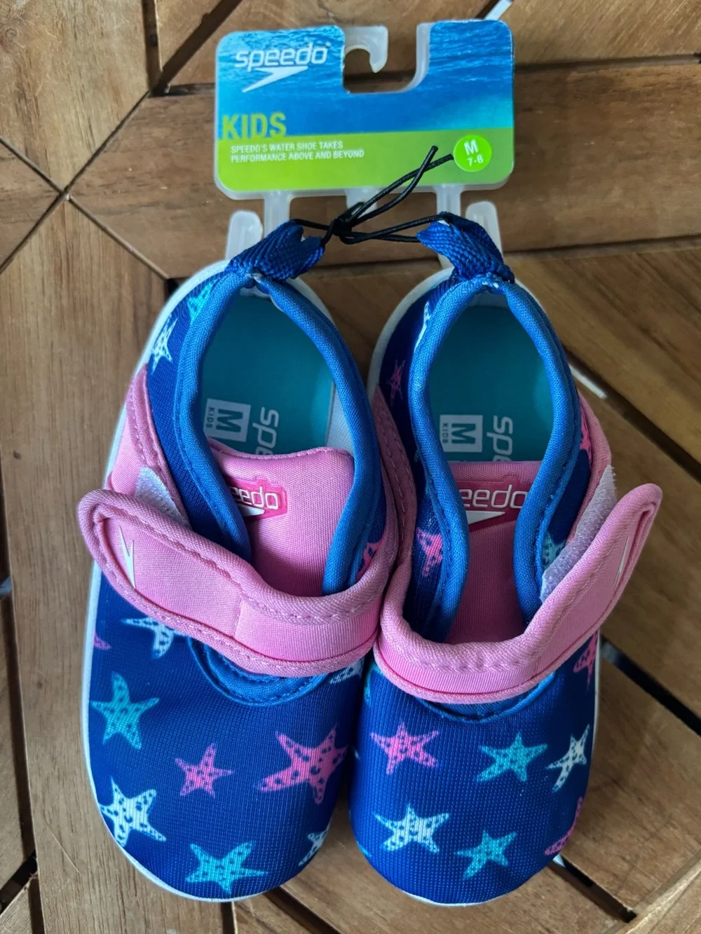 NWT Speedo Starfish Hybrid Water Shoes Toddler Sz 7-8 Beach